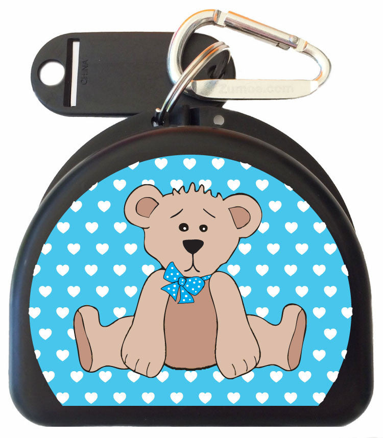 617 -  Beary Blue Mouth Guard Case