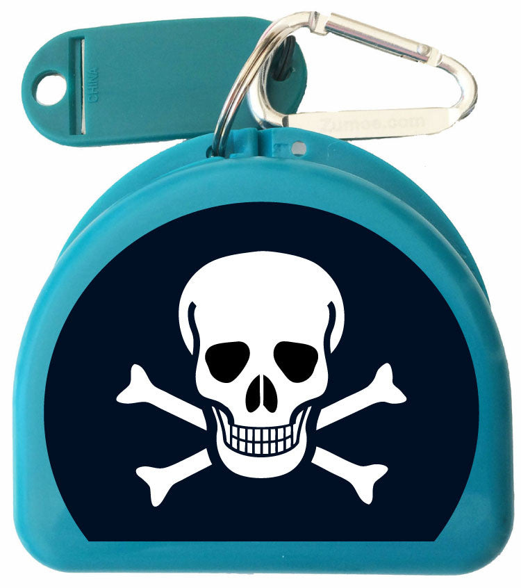 213 - Skull & Bones Mouth Guard Case