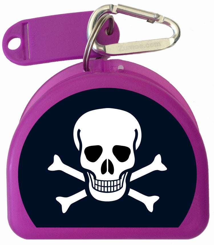 213 - Skull & Bones Mouth Guard Case