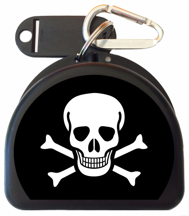 213 - Skull & Bones Mouth Guard Case