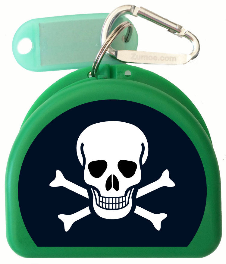 213 - Skull & Bones Mouth Guard Case
