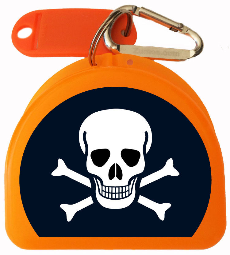 213 - Skull & Bones Mouth Guard Case