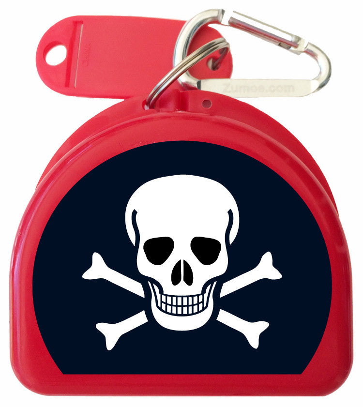 213 - Skull & Bones Mouth Guard Case