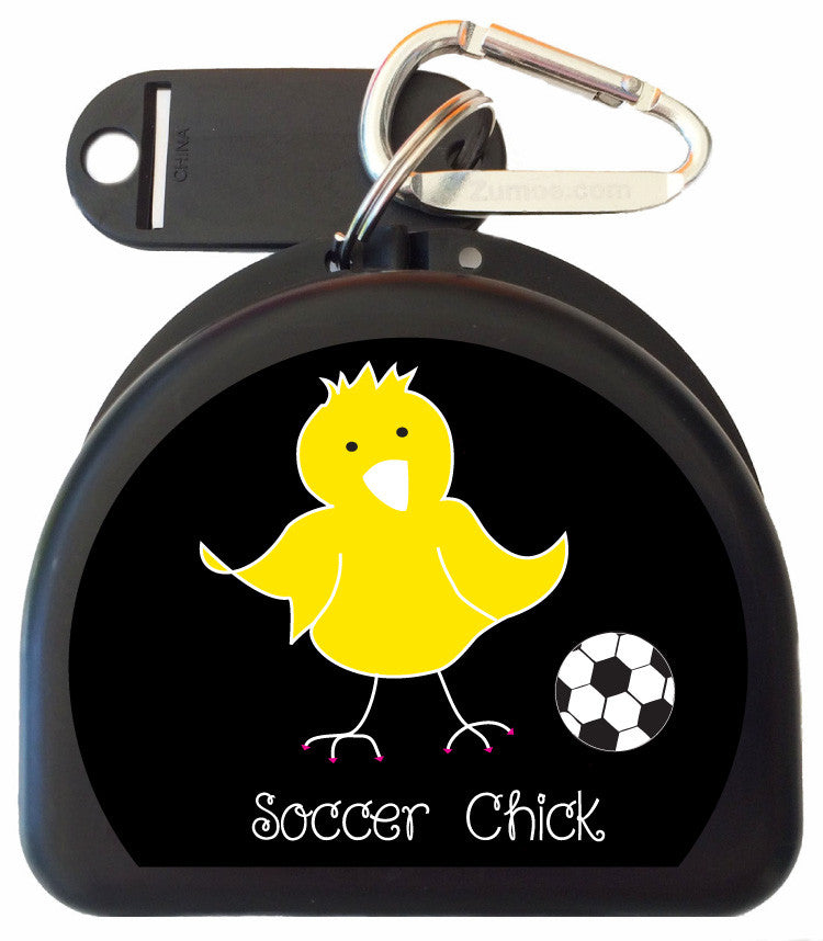 626 - Mouth Guard Case - Soccer Chicks
