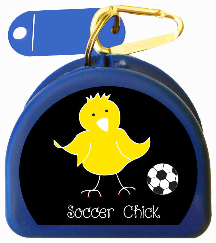 626 - Mouth Guard Case - Soccer Chicks