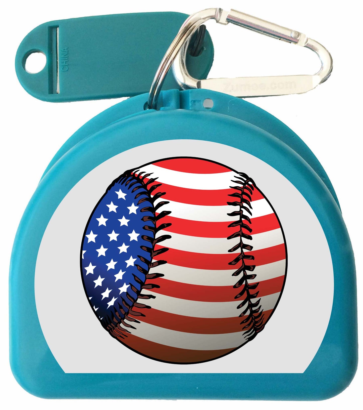 671 - Mouth Guard Case - American Baseball