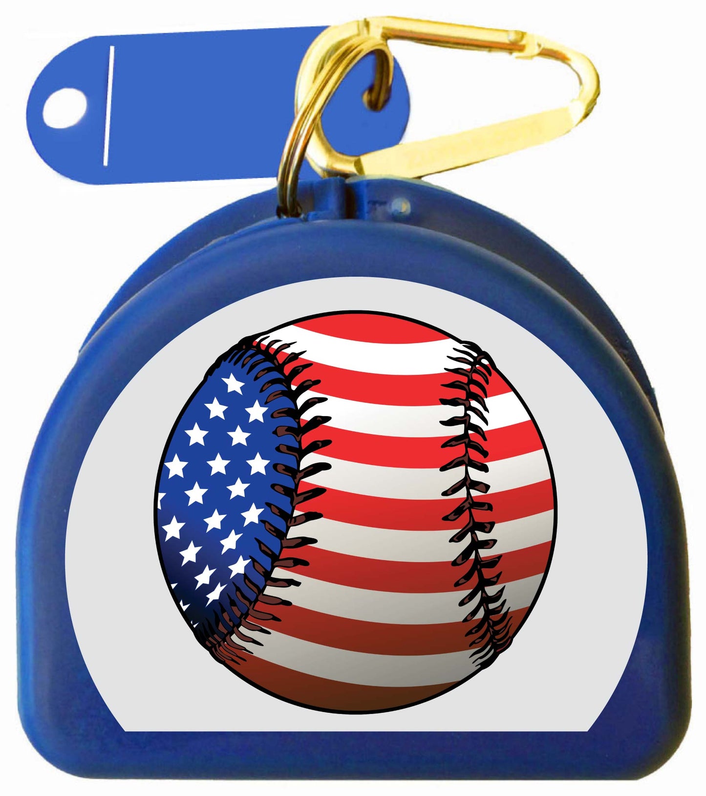 671 - Mouth Guard Case - American Baseball