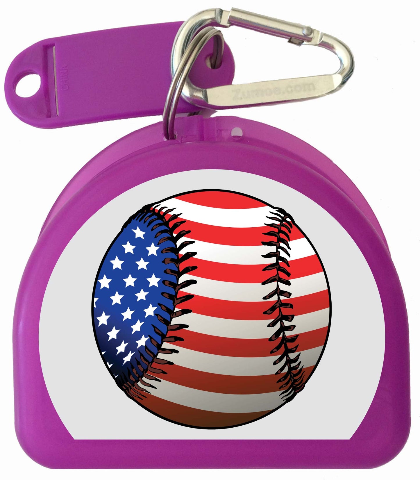 671 - Mouth Guard Case - American Baseball