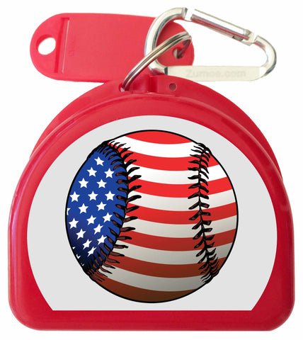 671 - Mouth Guard Case - American Baseball