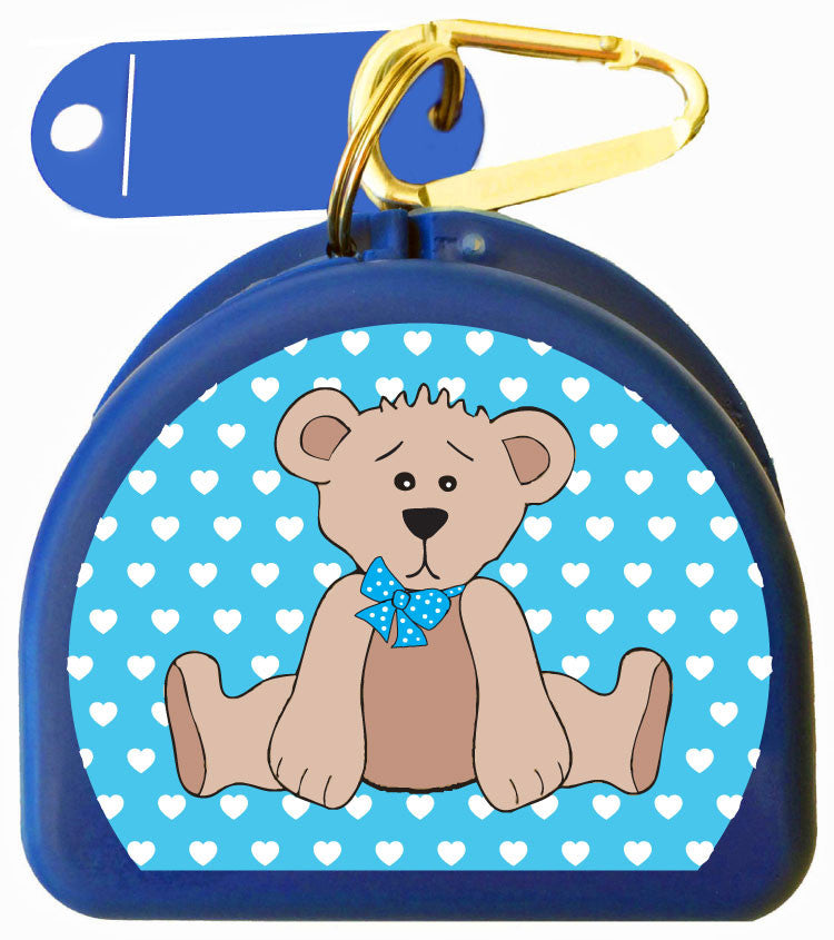 617 -  Beary Blue Mouth Guard Case