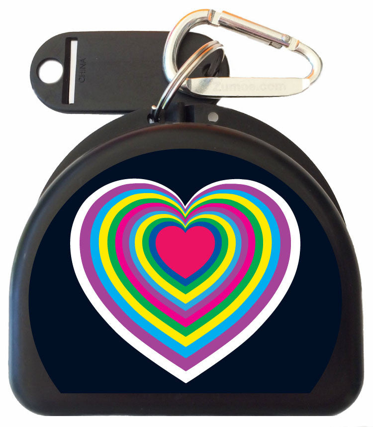 207 - Hearts Mouth Guard Case