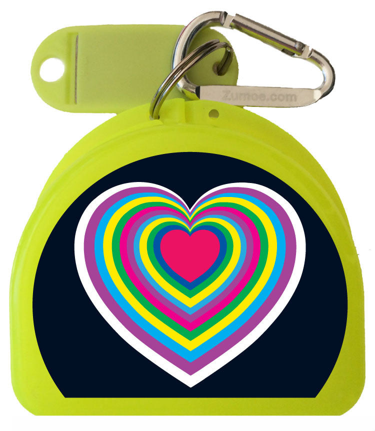 207 - Hearts Mouth Guard Case