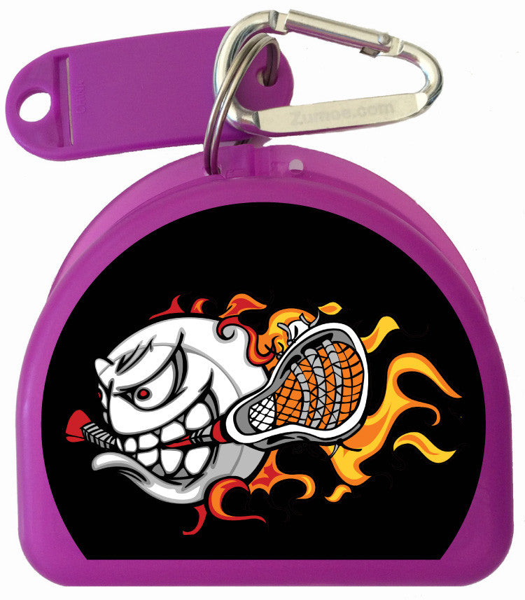 651 - Mouth Guard Case - Lacrosse Fire