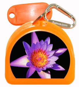 711 - Water Lily - Orange Mouth Guard Case